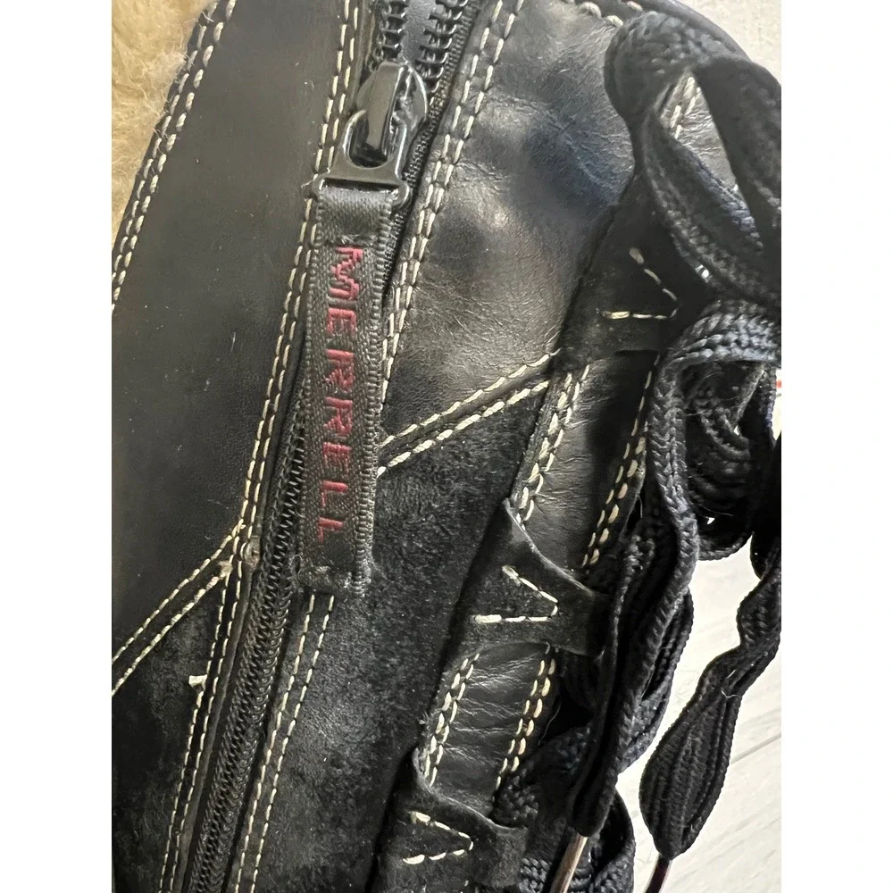 Merrell Prevoz Winter Boots Waterproof Primaloft Insulated Black Sz 7.5 Gorpcore